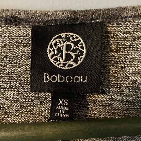 Bobeau Poncho Style Gray and Black Camo Top, OSFM - Picture 7 of 12